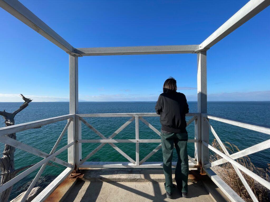 淡路島西海岸のパワースポット明神岬の展望台